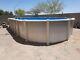 Pool Factory Saltwater 8000 Oval Above Ground Swimming Pool 15' x 30' Plus Extra