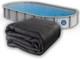 Pool Liner Pad 21 x 41 Oval Black Puncture Resistant LL2141OV Life Above Ground