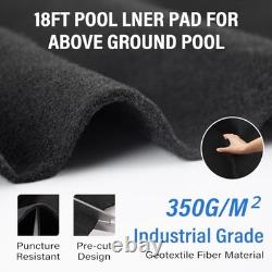 Pool Liner Pad 350G/M² Thicker, Seamless Above Ground Pool Liner, Thicker 18FT