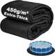 Pool Liner Pad for above Ground Pools, 18 FT round Extra-Thick Pool Mat, Seamles