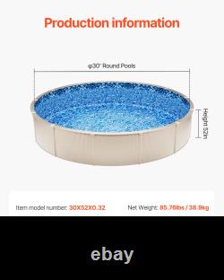 Pool Liner, Pool Liner Replacement for Steel Sided Above-Ground Swimming Pools