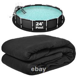 Poolergetic 24-Foot Pool Liner Pad For Above Ground Pools Round Under Pool Mat