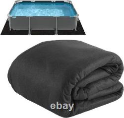 Poolvio 16x32FT Above Ground Pool Liner Pad Geotextile Puncture Barrier