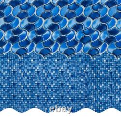 Poseidon 20 Gauge Overlap 48/52 Wall Height Above Ground Swimming Pool Liner