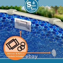 Poseidon 20 Gauge Overlap 48/52 Wall Height Above Ground Swimming Pool Liner
