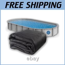 Pre-Cut Durable Liner Pad for 18' x 33' Oval Pools Puncture Resistant Design