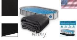 Pre-Cut Durable Liner Pad for 18' x 33' Oval Pools Puncture Resistant Design