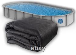 Pre-Cut Durable Liner Pad for 18' x 33' Oval Pools Puncture Resistant Design