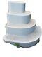 PreOwned Wedding Cake Above Ground Pool Step With Liner Pad, White