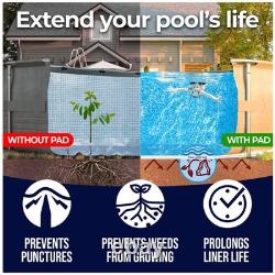 Protective Above Ground Pool Pad Geotextile Material