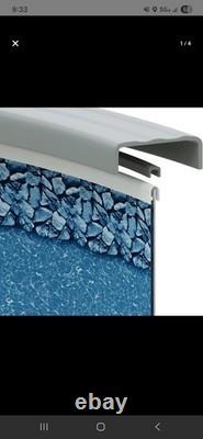 Pureline 15x30 ft Oval Dual Bead Pool Liner Aqua Marble Above Ground 54 Wall