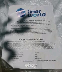 READ LINERWORLD. COM 24' Round Pool Liner Pad for above Ground Pools