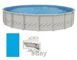 RIO II Above Ground Round Swimming Pool with Skimmer & Blue Liner (Choose Size)