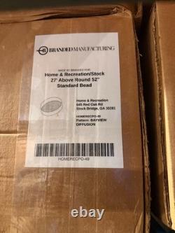 ROUND 27' X 52 Branded Manufacturing Beaded above-ground pool liner 20 MIL NEW