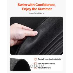 Rectangle Pool Liner Pad, 16 X 32 Ft. Pool Liner Pad for above Ground Swimming P