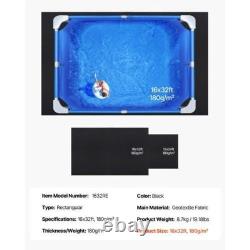 Rectangle Pool Liner Pad 16 x 32 ft Pool Liner Pad for Above Ground