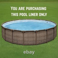 Replacement Pool Liner for Coleman/Bestway Power Steel 18ft x 48in Brown
