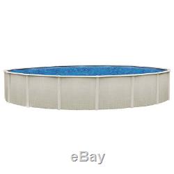 Reprieve 27' Round 52 Steel Above Ground Swimming Pool withLiner, Filter & Ladder