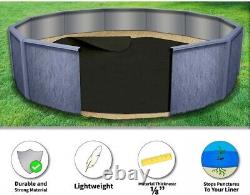 Rhino Pad Above Ground Swimming Pool Liner Shield Protector 18ft x 30ft Oval