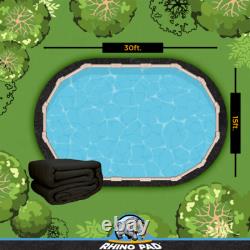 Rhino Pad Above Ground Swimming Pool Liner Shield Protector (Choose Size)