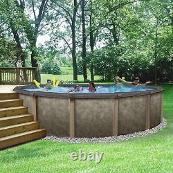 Riviera 54-in Deep Steel Wall Hybrid Above Ground Pool Package