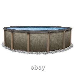 Riviera 54-in Deep Steel Wall Hybrid Above Ground Pool Package