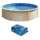 Round Above Ground Pool Liner with 21-foot round pool liner