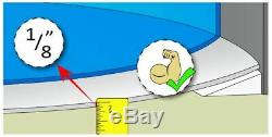 Round & Oval Above Ground Cracked 25 Gauge Swimming Pool Overlap Liner with Guard