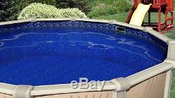 Round & Oval Above Ground Crystal Tile Swimming Pool Unibead Liner with Gasket Kit