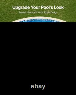 Round Pool Liner 18ft Overlap Style Pool Liner 54in Wall Height Durable
