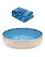 Round Pool Liner 21ft Overlap Style Pool Liner 54in Wall Height Durable