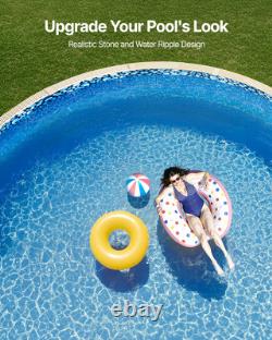 Round Pool Liner 30ft Overlap Style Pool Liner 54in Wall Height Durable