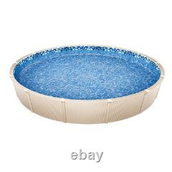 Round Pool Liner 30ft Overlap Style Pool Liner 54in Wall Height Durable
