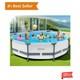 Rust-Proof 30in Deep Above Ground Pool 10ft x 30in for Outdoor Enjoyment