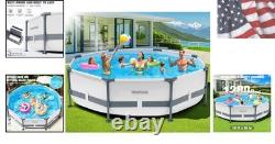 Rust-Proof 30in Deep Above Ground Pool 10ft x 30in for Outdoor Enjoyment