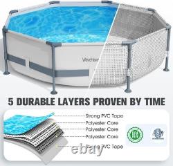 Rust-Proof 30in Deep Above Ground Pool 10ft x 30in for Outdoor Enjoyment