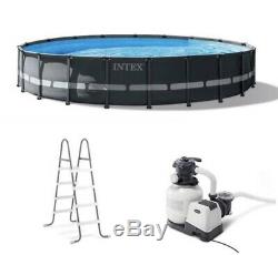 SHIPS ASAP! INTEX Ultra XTR Frame Pool (20ft X 48in) WithPool liner Cover Ladder