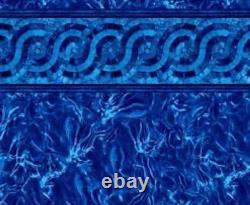 SZR02444MN2 Tara Manufacturing 24' Round Beaded Liner Midnight Blue