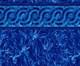SZR02444MN2 Tara Manufacturing 24' Round Beaded Liner Midnight Blue