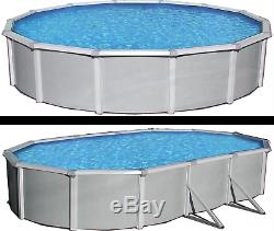 Samoan 52 Tall Steel Wall Above Ground Pool Kit with Liner