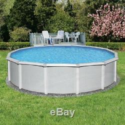 Samoan 52 Tall Steel Wall Above Ground Pool Kit with Liner