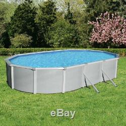 Samoan 52 Tall Steel Wall Above Ground Pool Kit with Liner