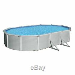 Samoan 52 Tall Steel Wall Above Ground Pool Kit with Liner