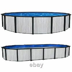 Savannah 52 Tall Resin Hybrid Above Ground Pool Kit plus Starter Package