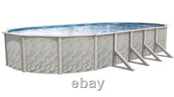 Scratch & Dent 12 x 24' x 52 Oval Above Ground Swimming Pool with Liner & Skimmer