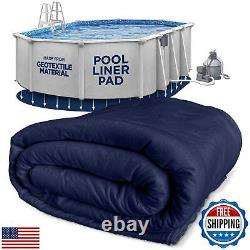 Shop Square 16-Foot-by-32-Foot Oval Pool Liner Pad for Above Ground Pools, Pu