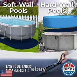 Shop Square 16-Foot-by-32-Foot Oval Pool Liner Pad for Above Ground Pools, Pu