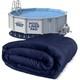 Shop Square 24-Foot Pool Liner Pad for Above Ground Pools 24' Round, Blue