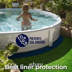 Shop Square 24-Foot Pool Liner Pad for Above Ground Pools 24' Round, Blue