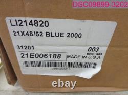 Small Stains Swimline Round Solid Blue Overlap Above Ground Swimming Pool Liner